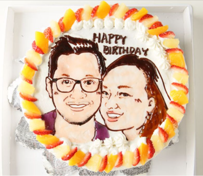 似顔絵ケーキ 5号 15cm（イラストケーキ専門店　パティスリーぴかっそ） _ Cake.jp