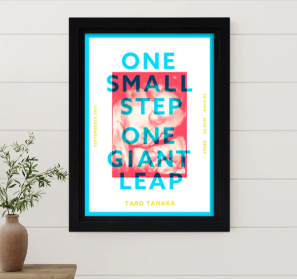 Vivid＊BANK OF MEMORIES＊【ご出産祝い】エコー写真でエコーポスターを作る。想い出をアートに。