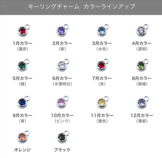 キーリングチャーム ACH1000｜THE KISS（ザ・キッス）公式通販