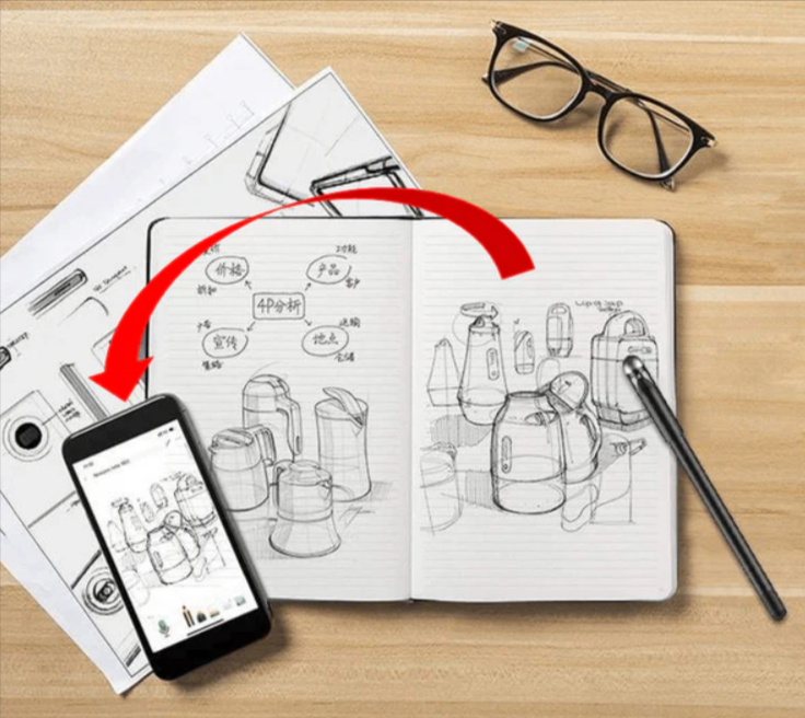 デジタル×アナログの最強ガジェット！A5サイズの専用スマートノート付きセット【DIGIPEN 1.0】 (1)